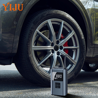 150PSI Car Air Pump Portable Mini Self Propelled Electric Tire Pump Handheld Wireless Digital Display Charging Pump
