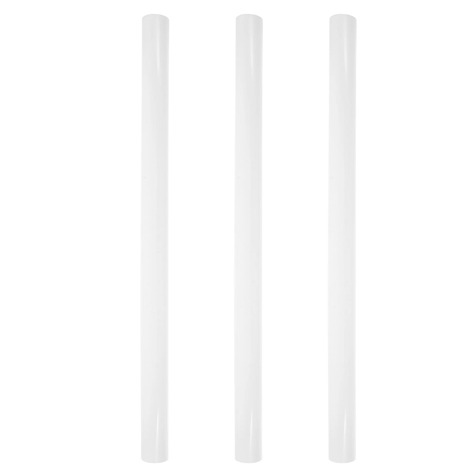 

3pcs Pvc Mailing Tubes With Caps Shipping Poster Tubes For Artwork Blueprint Document Storage Lightweight Roll Holder Display