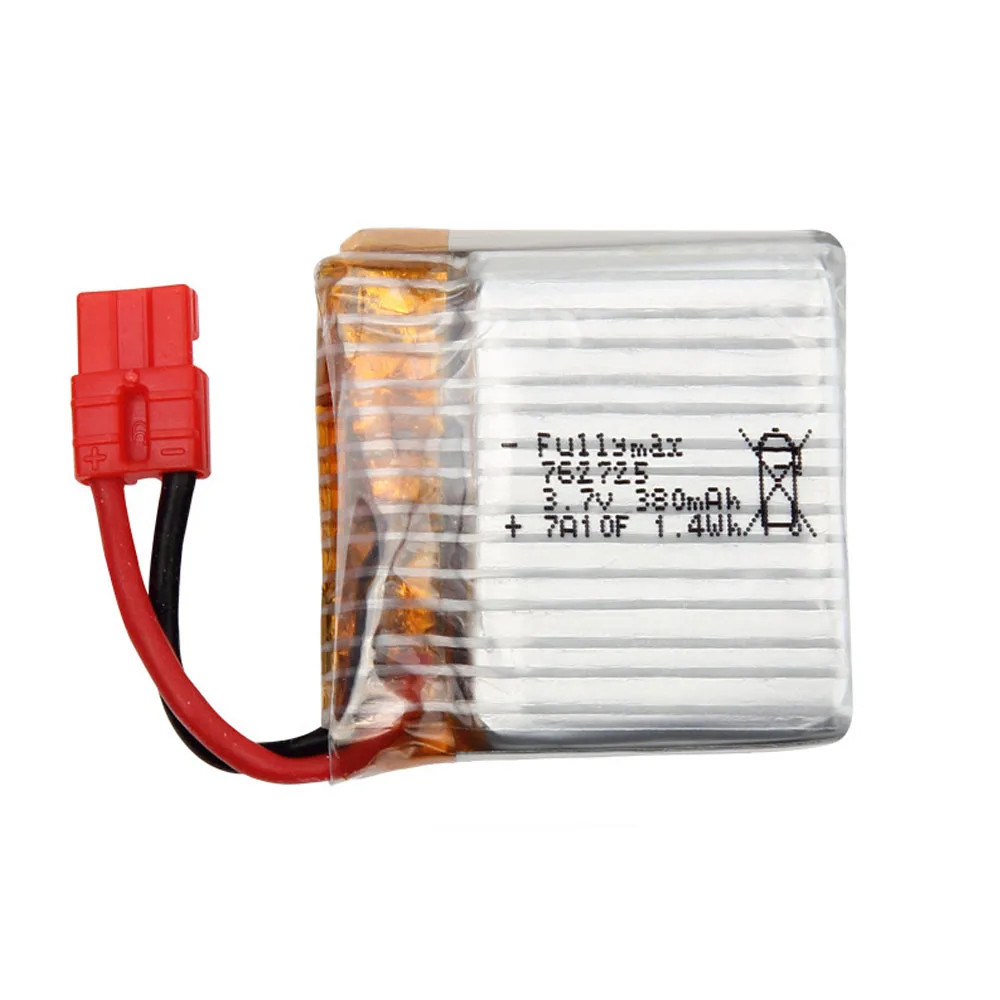 3.7 فولت بطارية ليبو قابلة للشحن ل Syma X21 X21W X26 التحكم عن بعد كوادكوبتر الطائرة بدون طيار قطع الغيار 3.7 فولت 380 مللي أمبير 1 ثانية بطارية 1-10 قطعة