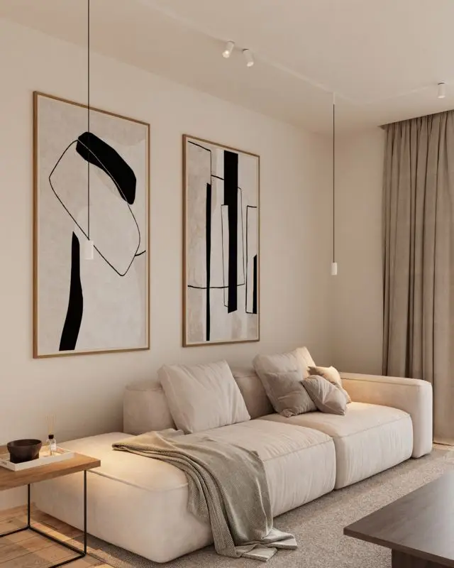 

Promodern Sofa Set Elegant and Refined White Upholstered Sectional Sofa Sets High Appeal for Sophisticated Villa Living Spaces