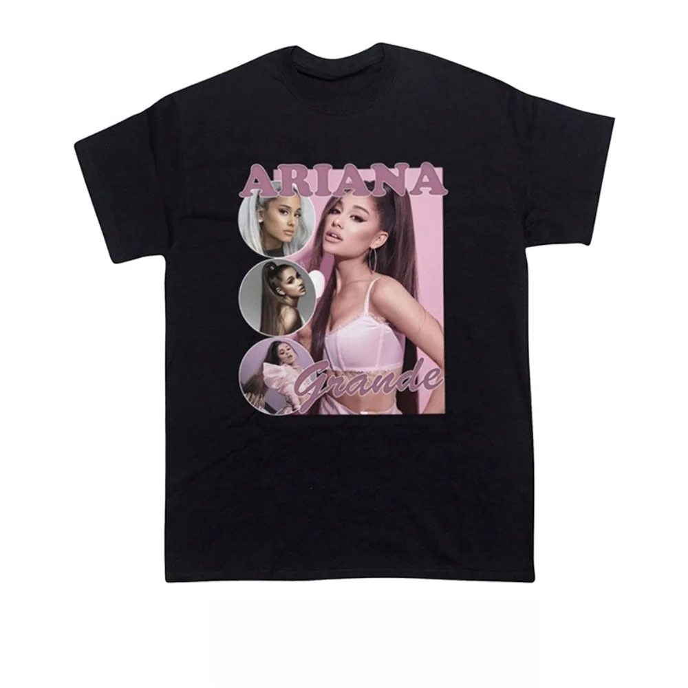 2026 Summer New Design Ariana Grande Pattern T-Shirt - High-Quality Fashion Casual Breathable Men's Round-neck Printed T-Shirt