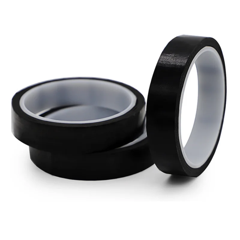 10M/Rolls Black PTFE Te-Flon Tape High Temperature Resistant 300 Degrees Vacuum Machine Packaging Sealing Insulating Tape
