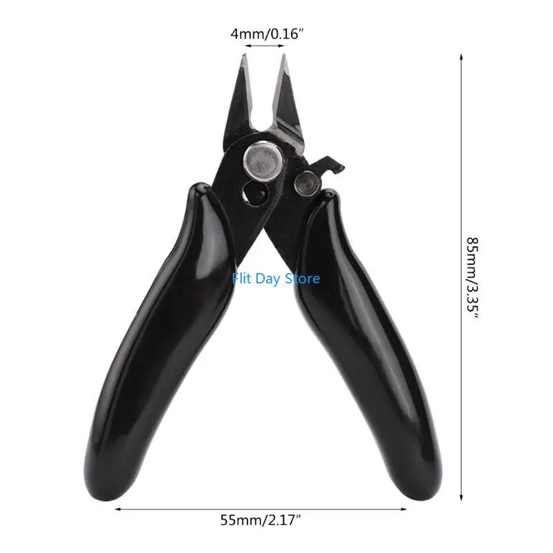 F92C 대각선 플라이어 3.5 인치 미니 와이어 커터 작은 소프트 커팅 전자 플라이어