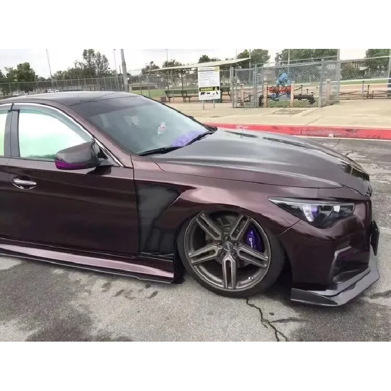 Reliable Carbon Fiber Side Wheel Arch Trim Fit Corresponding Vehicle Exterior Decor Parts