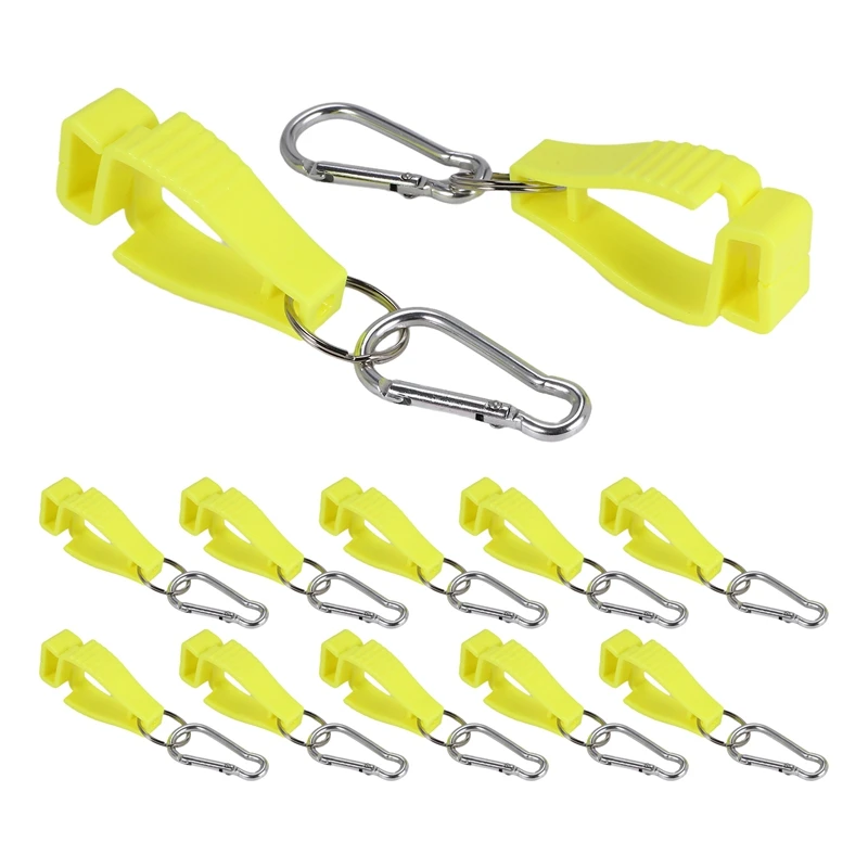 Glove Clips For Work Glove Holders Glove Belt Clip With Metal Carabiners For Construction Worker Guard Labor