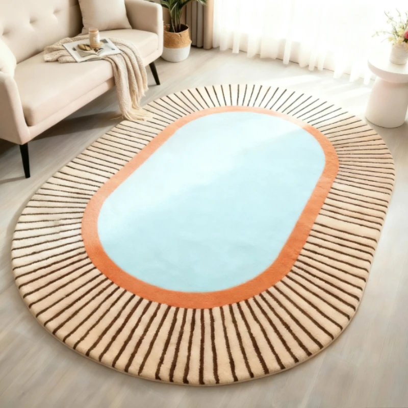 Oval Plush Line Rug 3