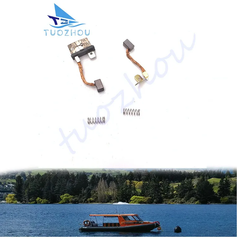 

Brush Set 6H1-43891 6H1-43892 For Yamaha Outboard Trim & Tilt Motor 2T 4T 50-90HP 6H1-43891-00 6H1-43892-10 Boat Engine Parts