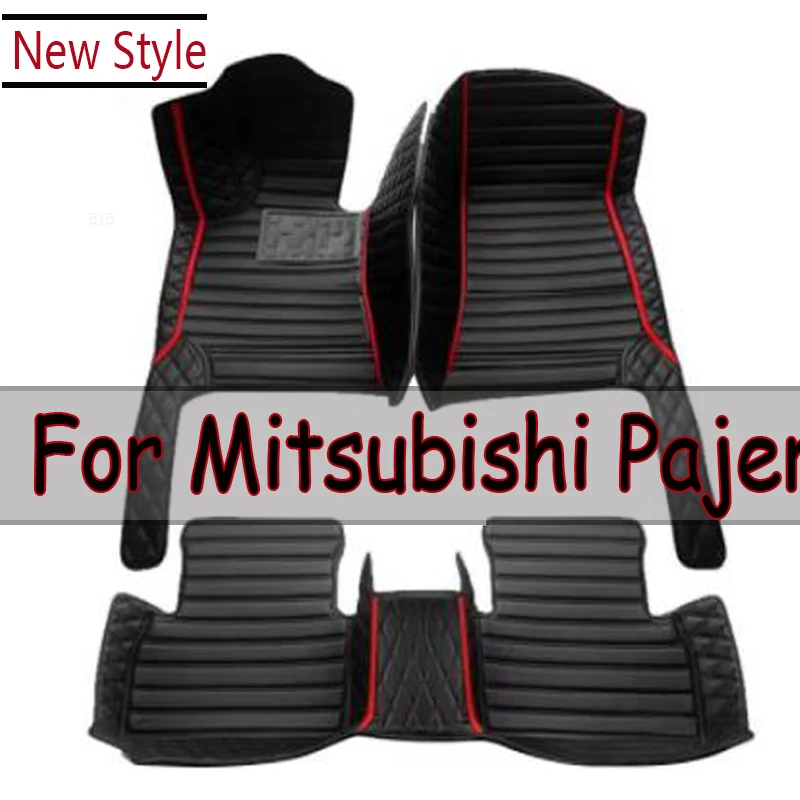 Car Floor Mats Parts For Mitsubishi Pajero (5 seats) 2024 2023 2022 2021 2020 2019 2018 2017 2016 2015 2014 2013 2012 2011 2010