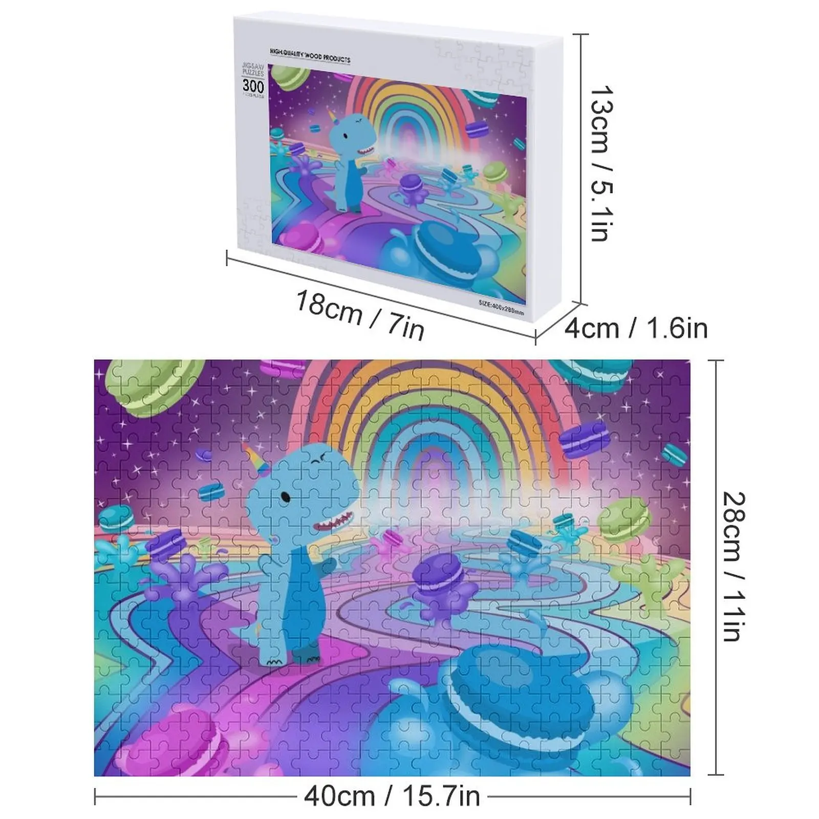 리틀 오리온 레인보우 마카롱 직소 퍼즐 맞춤 사진 직소 맞춤 사진 맞춤 나무 이름 퍼즐