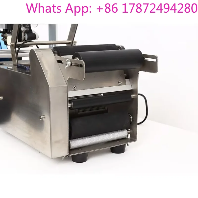 MT-50 Taletop Semi Automatic Round  Bottle Laeling Machine With Date Code Printer