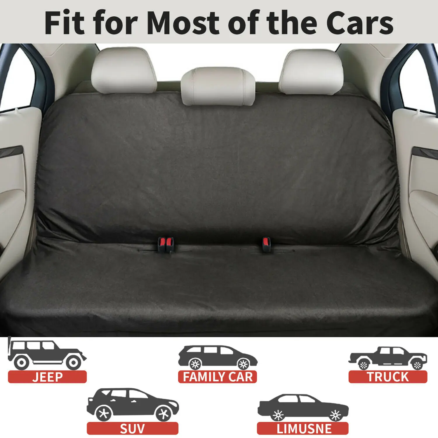 

1pc Car Rear Seat Protective Cover Waterproof Anti Scratch Universal Car Van Seat Cover For Jeep SUV Turck Car Accessories