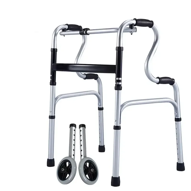 HL12 Portable 3‑in‑1 Folding Stand‑Up Assist Walker, Narrow‑Lane Mobility Support for Seniors, 400‑Lbs Capacity