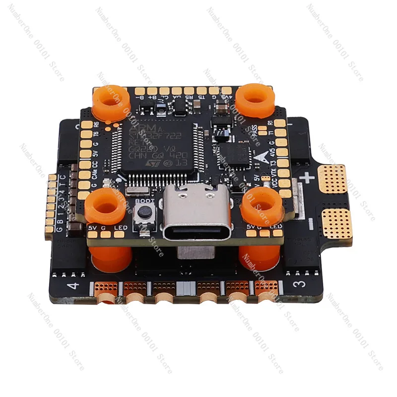 F722 65a two-layer flying tower flight controller fpv racing crossover sky terminal compatible with large