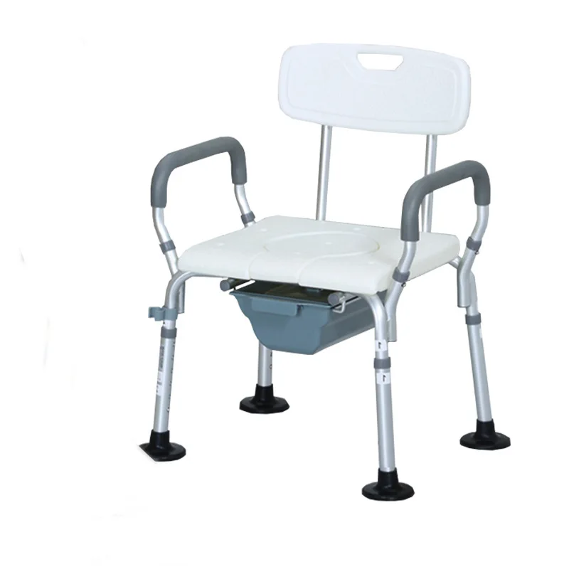 Medical Aluminum Alloy Training Potty Chair for Adults, Durable and Portable Toilet Seat Aid