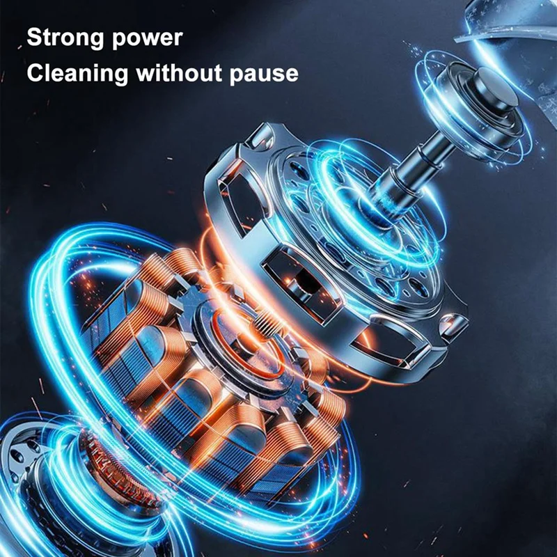 แปรงทําความสะอาดไฟฟ้าพร้อมขัดไฟฟ้า 5 หัวและความเร็ว 3 ระดับ IPX7 แปรงทําความสะอาดแบบพกพามัลติฟังก์ชั่นกันน้ํา