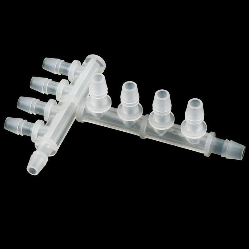 3~25PCS 2.4~9.5mm Plastic Equal Dia 5-Ways Connectors 8-4mm 6~10-Ways Irrigation System Pipe Joints Aquarium Tank Connector