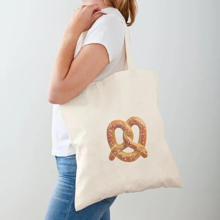 Bretzel Tote Bag Women's shopper canvas tote canvas tote bag Woman shopper bag