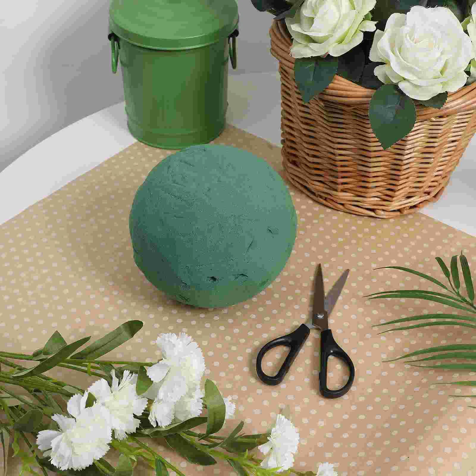 2 PCS Greenery Decor Floral Sphere Florist Supplies Sponge Balls for Flower