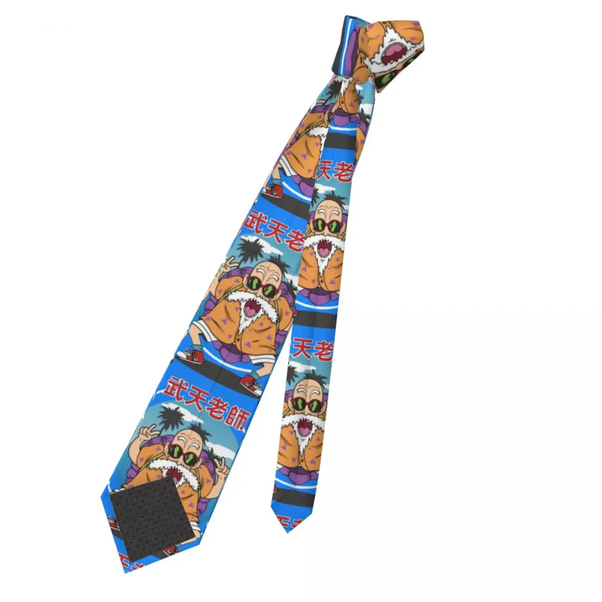 Crazy Muten Neckties Silk 8 cm Master Roshi Kame Sennin Jackie Chun Dragon Ball Neck Ties for Mens Accessories Cravat Office