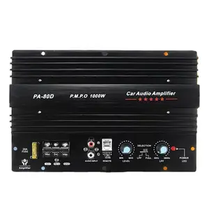 PA-80D Universal Car Audio Power Amplifier Board, 12V, 1000W, Mono, powerful bass subwoofers, car and Modi 8 Main Sales Plate 1000W Amplifier - №6