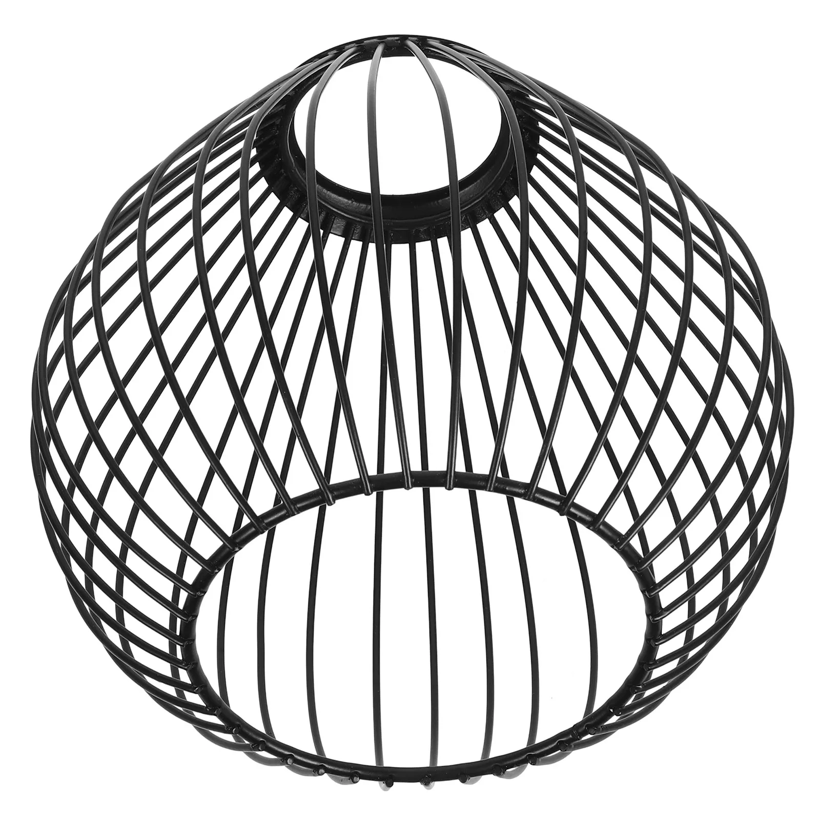 

Retro Iron Wire Lampshade Hollow Metal Light Cover Decorative Mesh Shade Vintage Pendant Ch Frame Hanging Lamp Shades