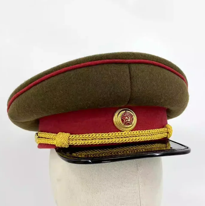 

Soviet Union Sovereign Hat Review Troops Cap Spring Vintage