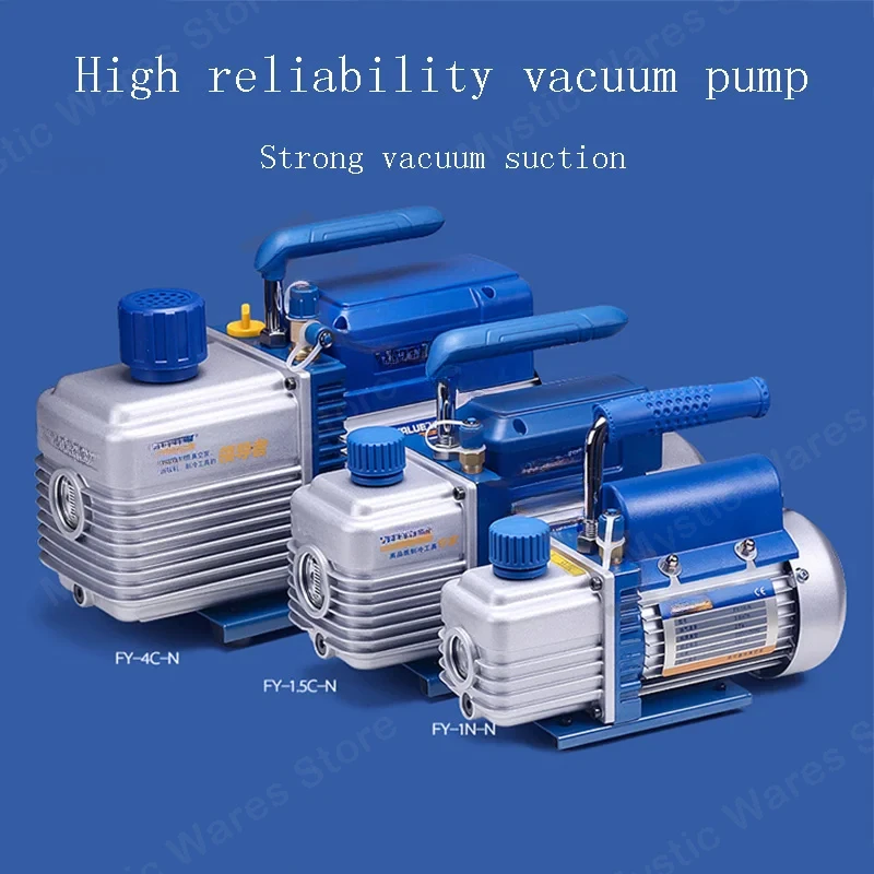 Air Vacuum Pump 2PA Ultimate Vacuum Air Conditioning Refrigeration Vacuum Pump FY-1H-N Mini Portable Pump