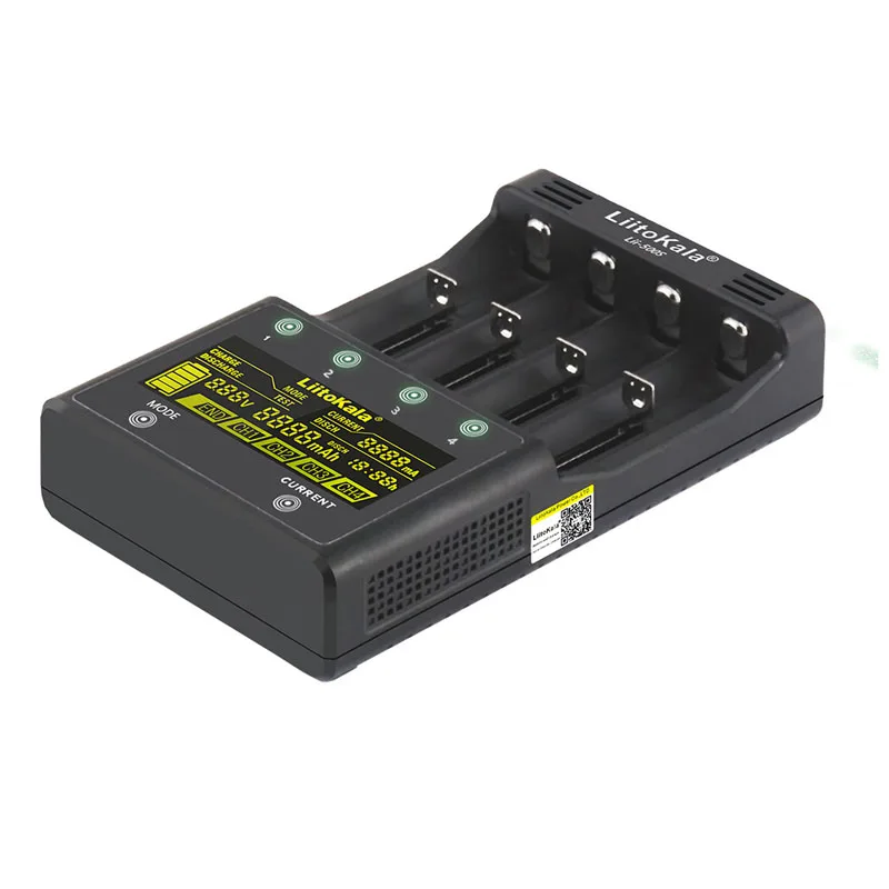1-5 uds cargador de batería LiitoKala Lii-500S LCD18650 para 26650 16340 18350 3,7 V 1,2 V Ni-MH ni-cd capacidad de batería de iones de litio Testabl