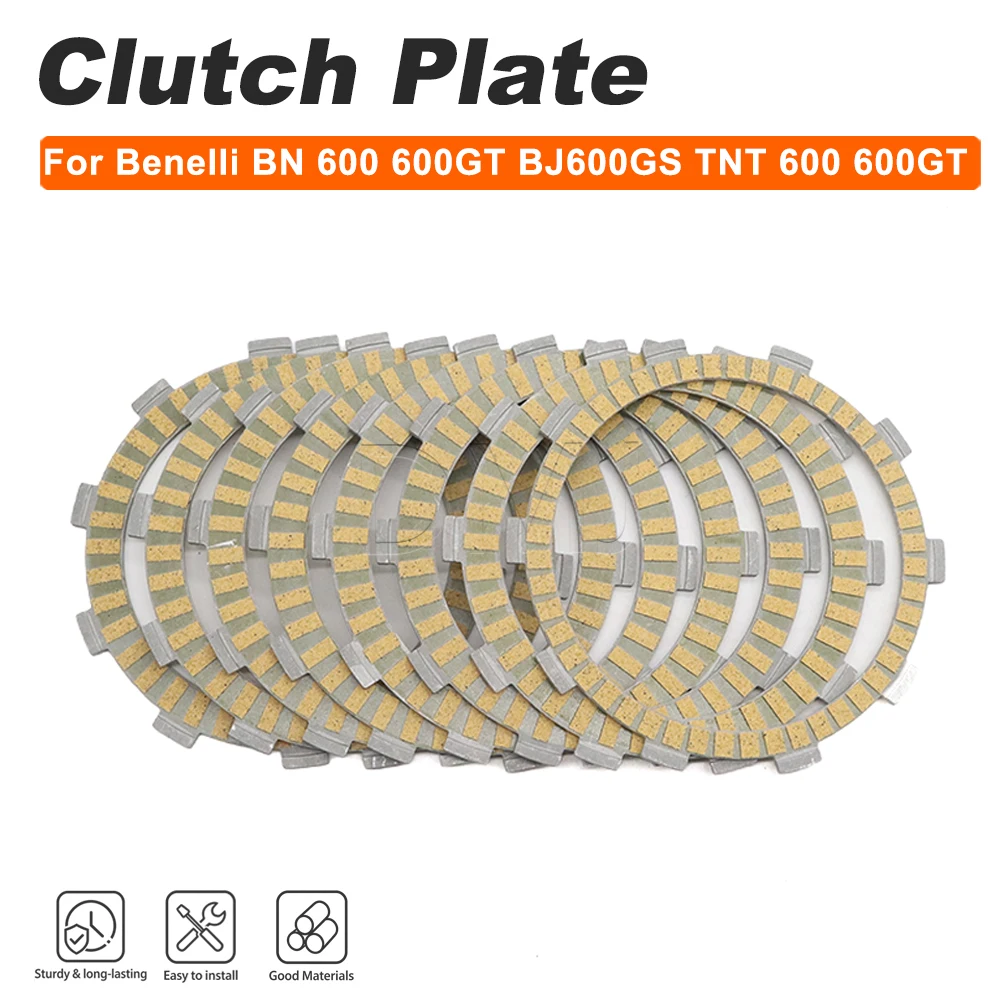 Motorcycle Accessories Clutch Plate Friction Disc Kits For Benelli BN600 BN600GT BJ600GS TNT600 TNT600GT Stels 600