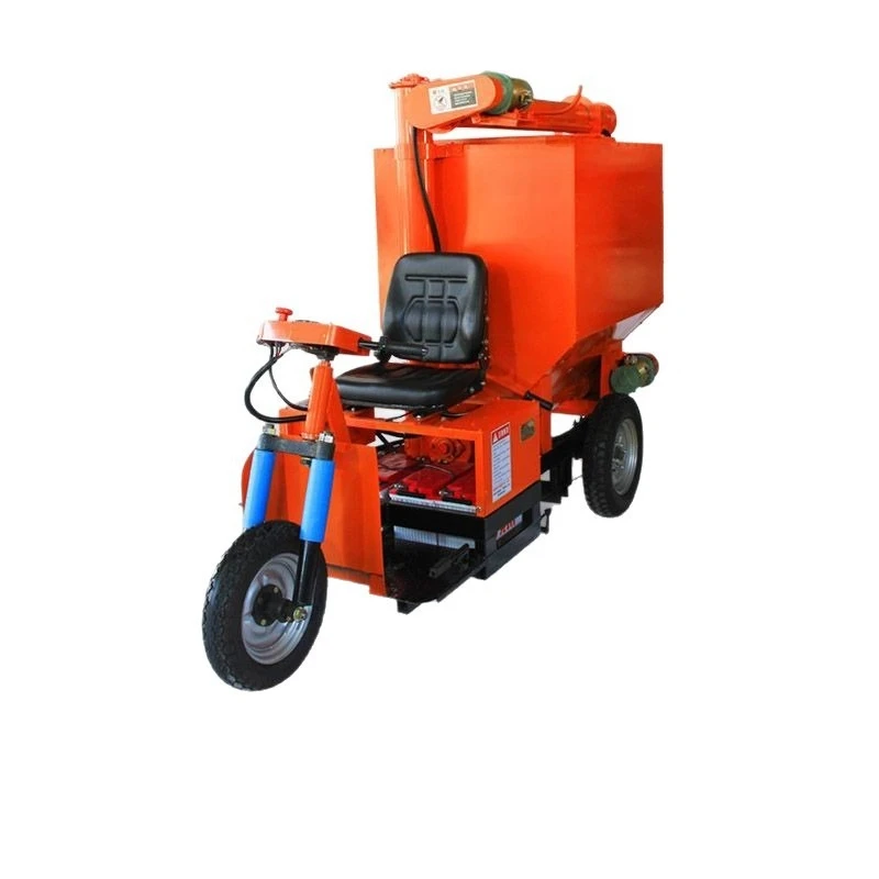 Pig feeding truck Breeding equipment Automated manual three-wheel model