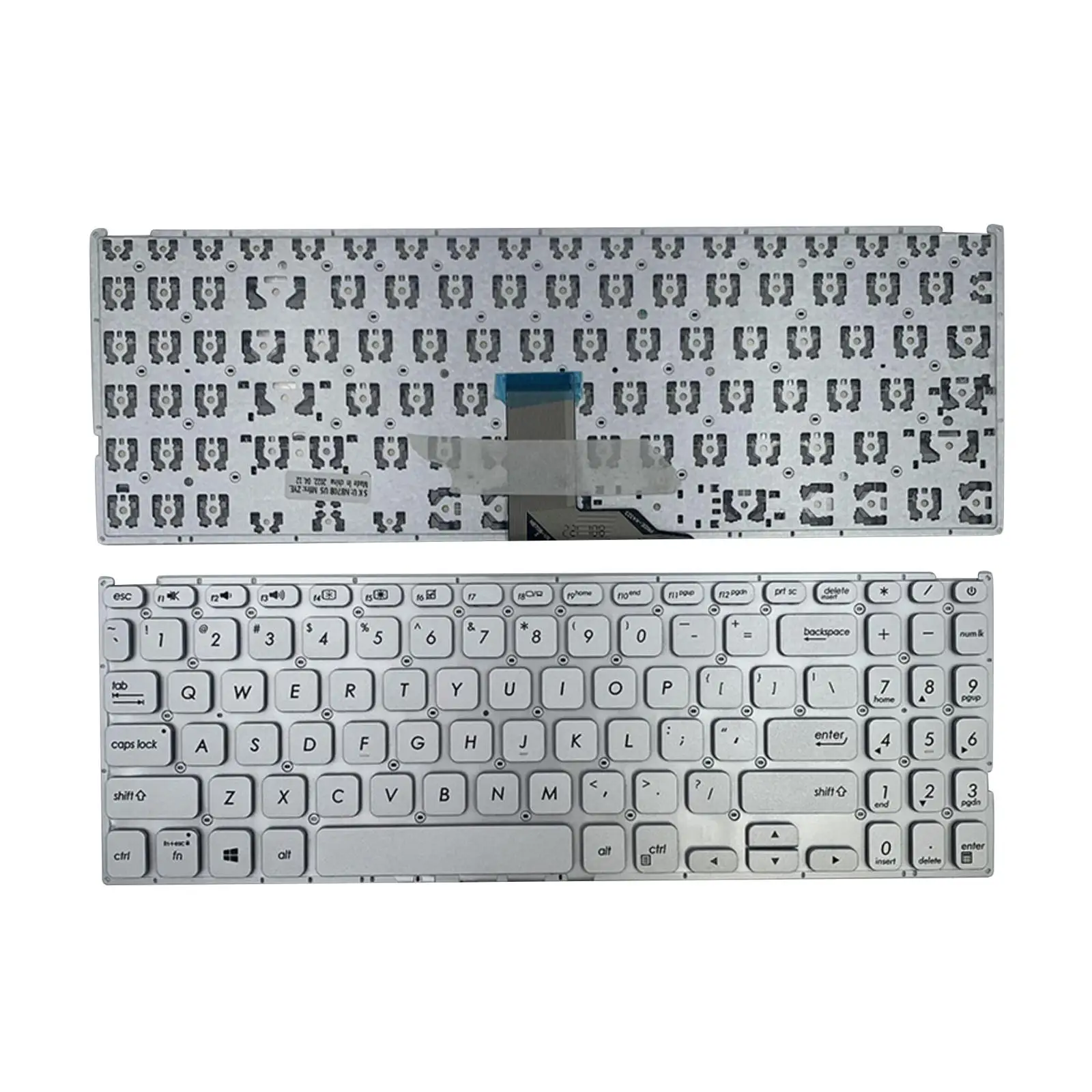 US Layout Laptop Keyboard Replaces for VivoBook 15 x512 0 0D Accessory Parts Components