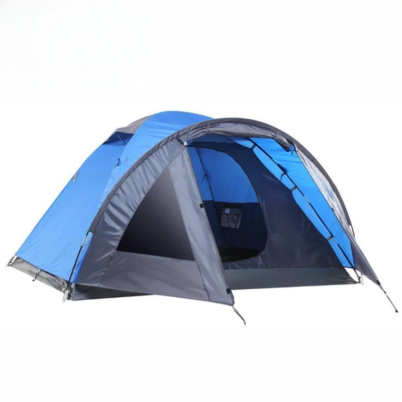 

High Quality Custom Print 4 Person Outdoor Waterproof Luxury Family Largest Camping Tent Hot Selling