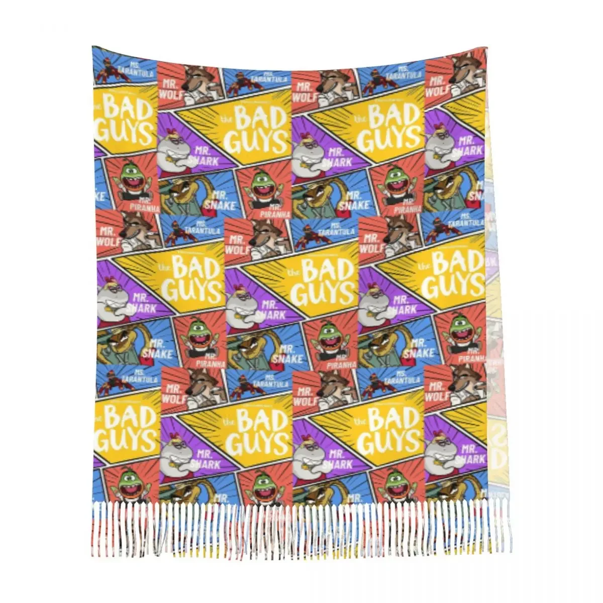 الأشرار لطيف وشاح شرابة الأوشحة النساء شالات دافئة ناعمة ويلتف طويلة الخريف الشتاء شال التفاف