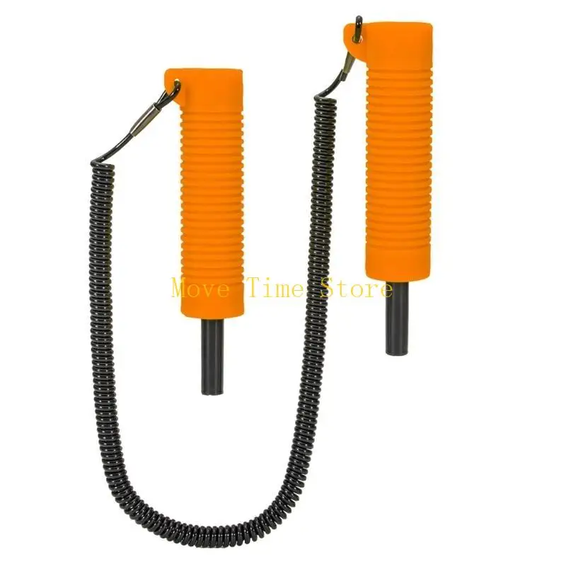 92ME معدات الطوارئ غير المسامير غير المقصودة مع صفارات مجموعة الجليد الفولاذية لصيد الأسماك الجليدية