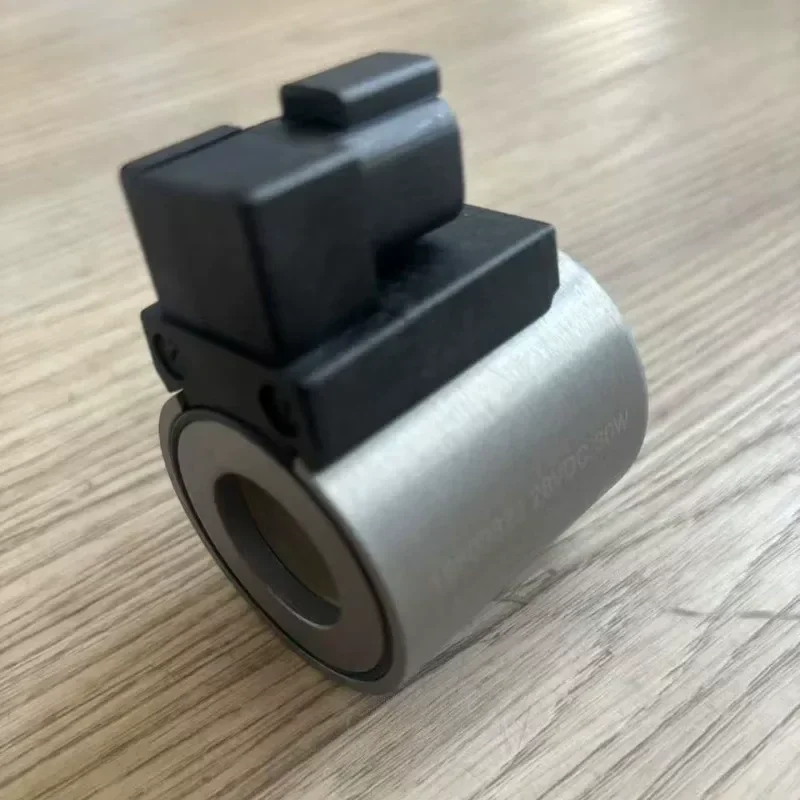 28V Solenoid Valve Coil for Sany Crane Main Control Valve Heavy Duty Replacement Part Compatible with Sany Mobile Crane