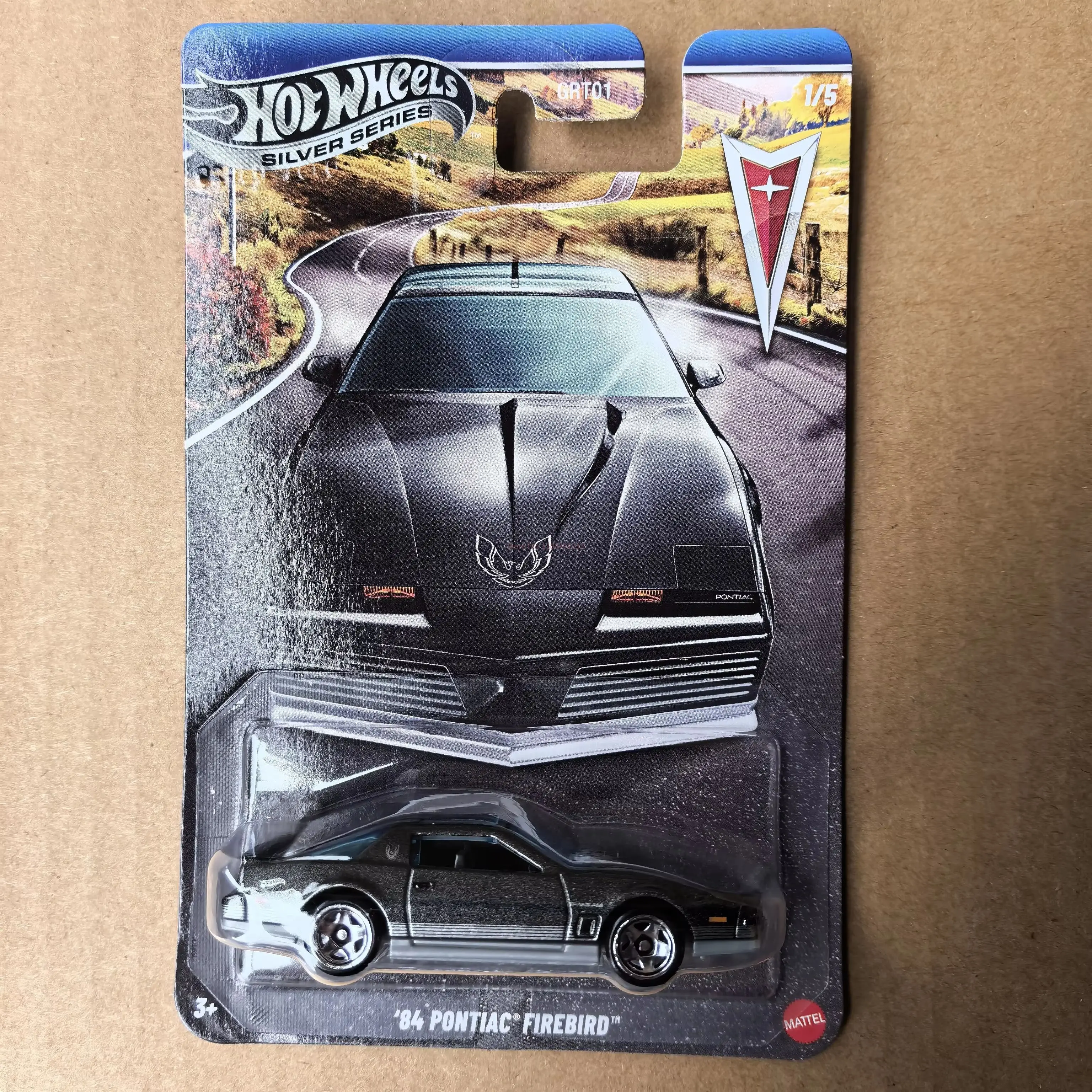 New Genuine In Stock Hot Wheels GRT01 Silver Series GTO Pontiac Firebird Alloy Car Model Simulation Collection Toys Boys Gifts