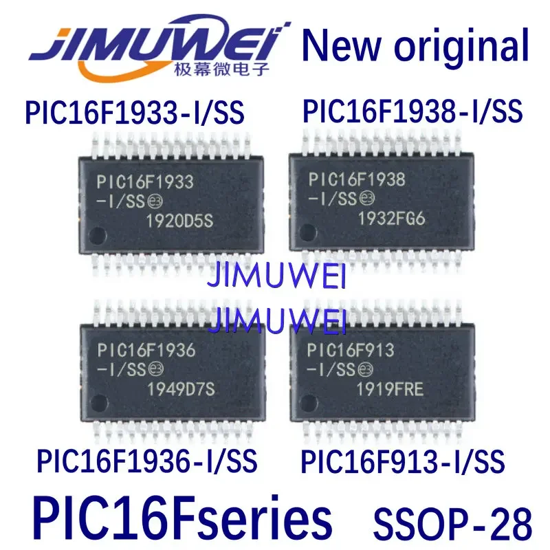 PIC16F1933-I/SS 1936 1938 913 SSOP-28 SMT 8-bit microcontroller 100%New and Original