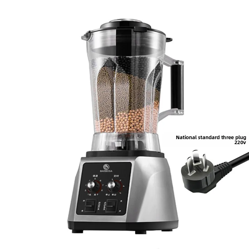 High-Power 6L Commercial Soy Milk Maker Multifunctional Electric UK Standard Blender for Smoothies Breakfast Juices Plastic