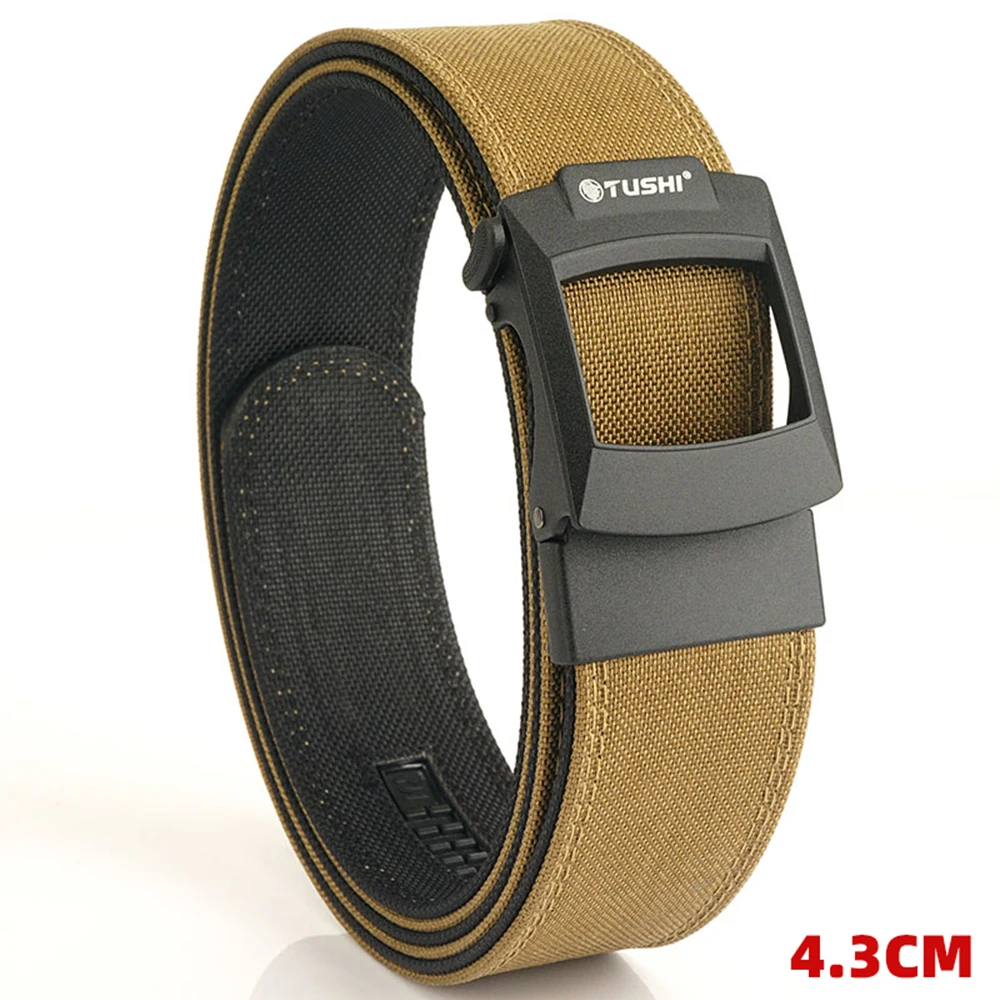 TUSHI 4,3 CM Taktische Gürtel Für Männer Legierung Quick Release Schnalle Harte Nylon Gürtel Männlichen Outdoor Militär Gürtel Zubehör Multi-größe – Detail 15
