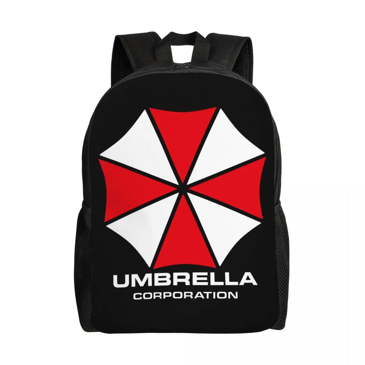 Customized 3D Printing Umbrella Corporation BackpackVideo Game College School Travel Bags Women Men Bookbag Fits 15 Inch Laptop