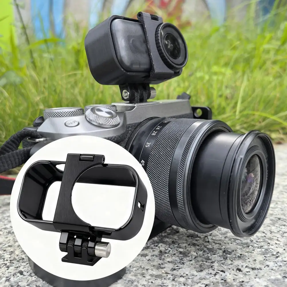 Snap-on Camera Mount Quick Release Action Camera Mount for Osmo Plastic Expansion Bracket for Vlogging Video Camera Extension