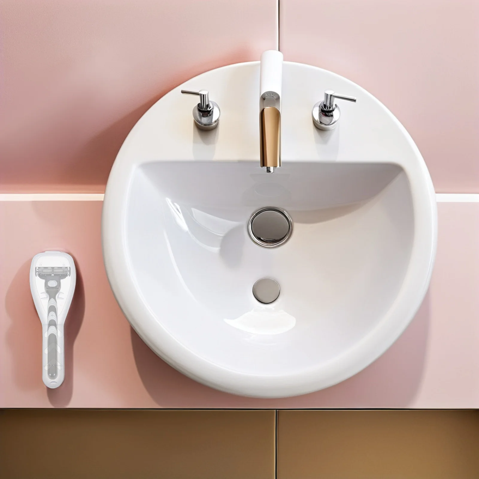 2Pcs Portable Razor Case Transparent Hair Shaving Storage Box Organizer for Travel Barber Tools Protection Shavers Case