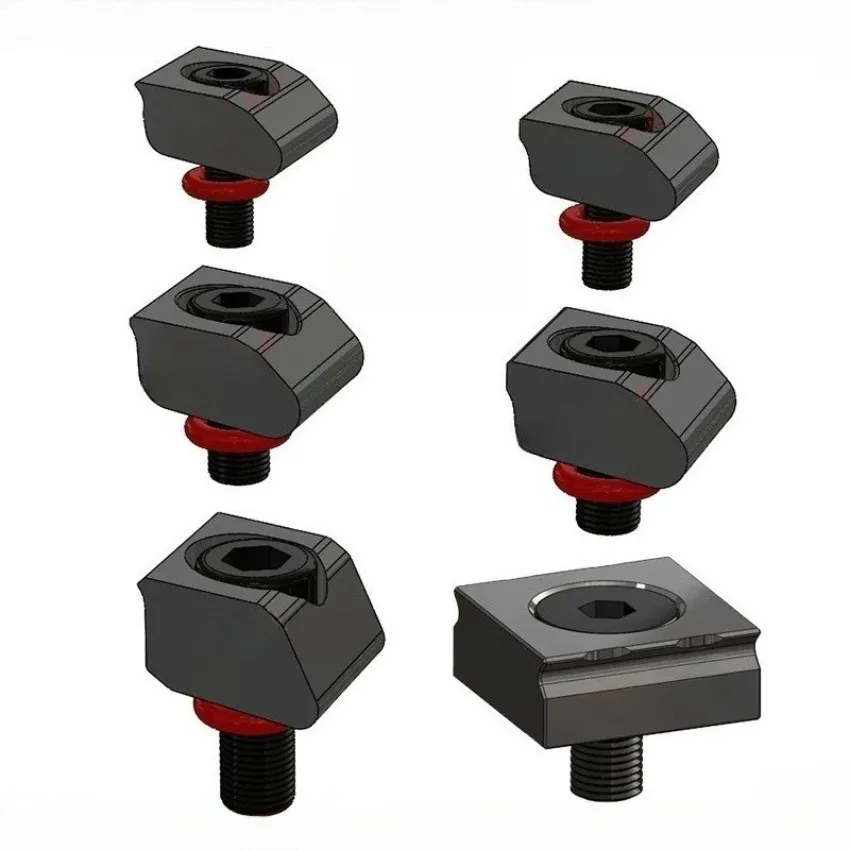 CNC Machining Center Tooling M6-12 Integrated Clamp OK Vise Fixture Multi Station Batch Fixed Small Clamping Block