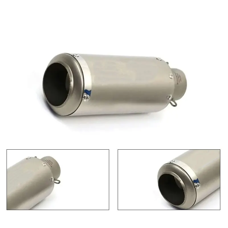 51mm universal exhaust pipe for Yamaha, Suzuki and other motorcycles, a sporty straight-through stainless steel exhaust pipe