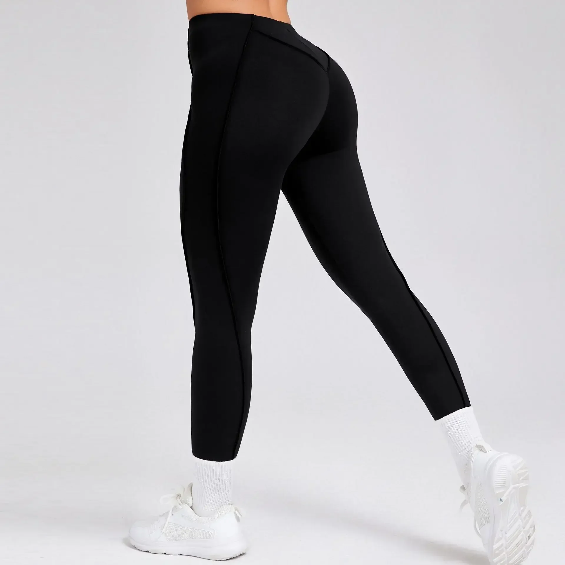 Gym Leggings Women Sports Tights 2025 Sportswear Woman Yoga Clothes Push Up Leggins Deportivo Mujer Grey Coffee Navy Black Beige