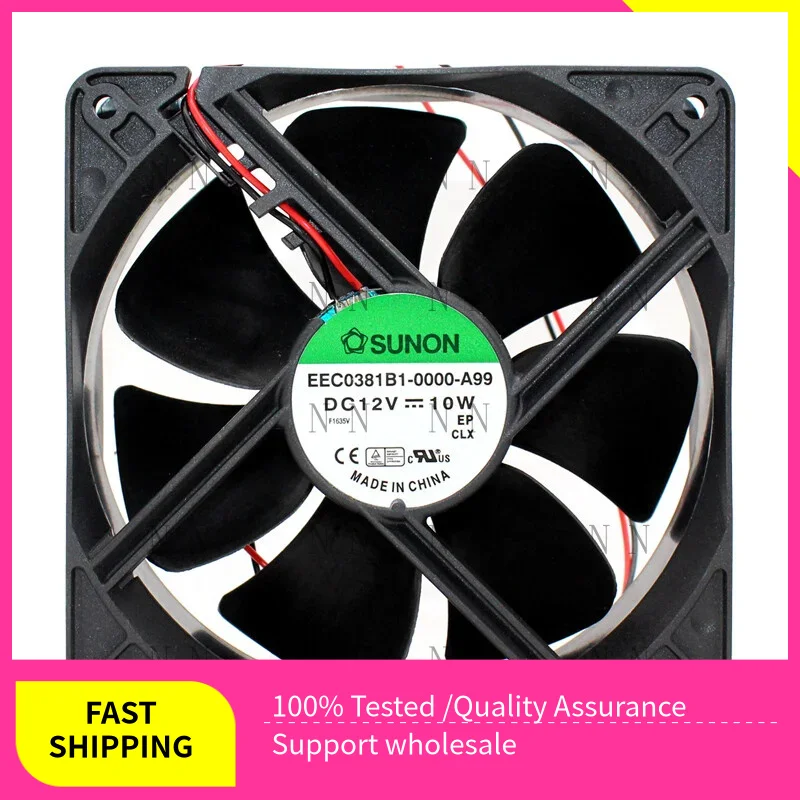 

GGT 1 шт. для SUNON EEC0381B1-000C-A99 12038 12 В 10 Вт охлаждающий вентилятор для инверторного корпуса 2-проводной