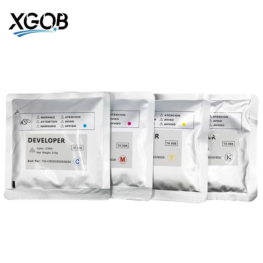 1 Zak/210g TK898 Ontwikkelaar Poeder Voor Kyocera FS-C8020MFP C8025MFP C8520MFP C8525MFP C8124MFP Hoge Compatibel ijzeren Carrier