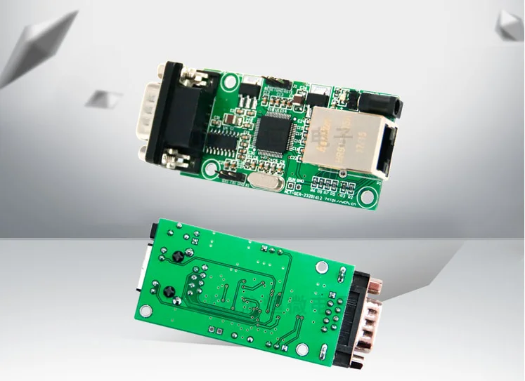 CH9121 Ethernet zu RS485 RS232 Serielle Schnittstelle transparentes Übertragungsmodul Unterstützung 10/100M, MDIX Line Auto-Switching – Detail 1