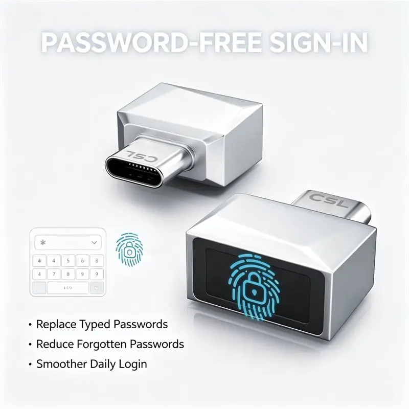 USB Fingerprint Reader Module For Windows 10 11 Hello