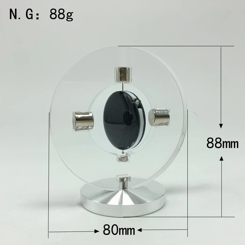 Imagem -06 - Ornamentos Super do Motor Solar da Capacidade de Detecção de Luz Motor de Mendocino Ornamentos Criativos do Motor de Levitação Magnética